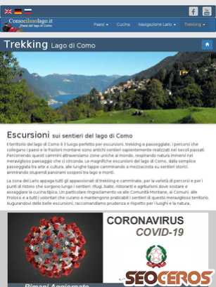 comoeilsuolago.it/trekkinglagodicomo.htm tablet preview