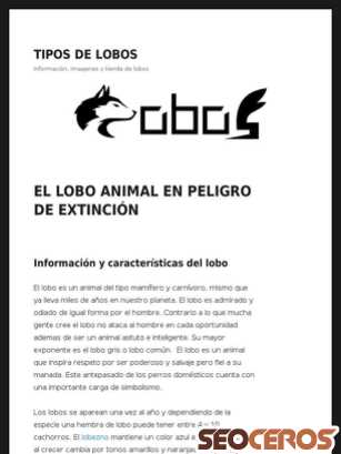 con-lobos.com tablet previzualizare