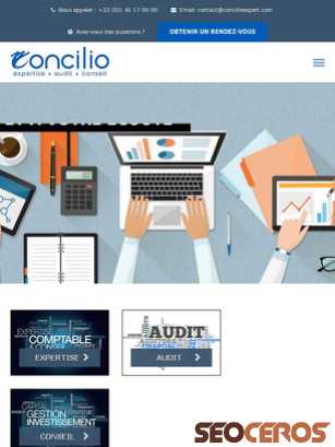concilioexpert.com tablet förhandsvisning