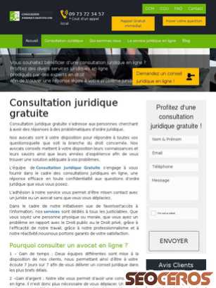 consultation-juridique-gratuite.com tablet előnézeti kép