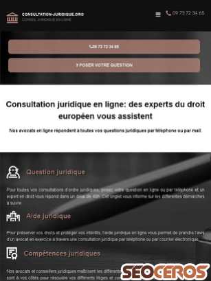 consultation-juridique.org tablet 미리보기