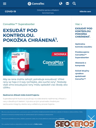 convatec.sk/hojenie-ran/convamax-superabsorber tablet prikaz slike