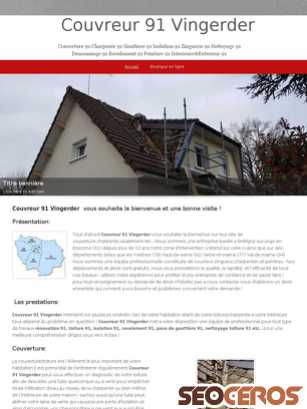 couvreur-91-vingerder.fr tablet náhled obrázku