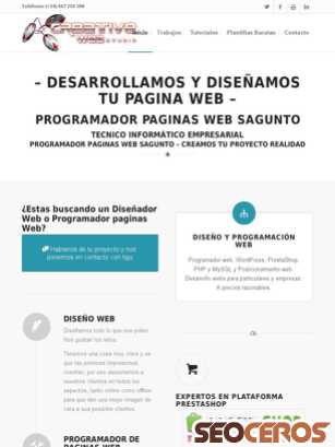 creative-web.es tablet Vista previa