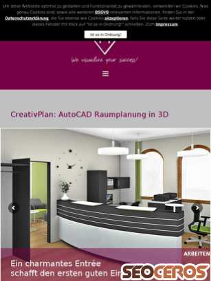 creativplan-haedelt.de tablet náhľad obrázku