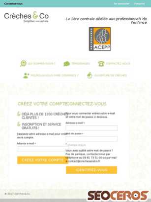 creches-and-co.fr tablet náhled obrázku