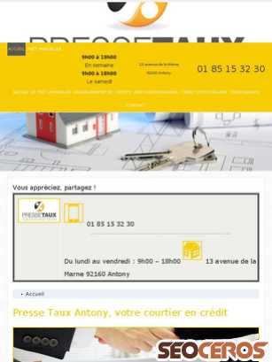 credit-antony.fr tablet előnézeti kép