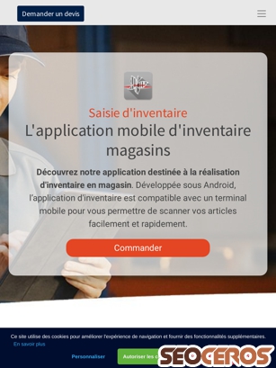 crisalid.com/application-inventaire tablet náhľad obrázku
