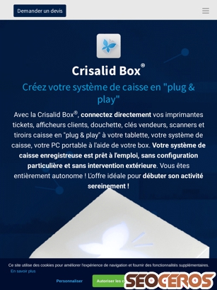crisalid.com/crisalid-box tablet Vista previa