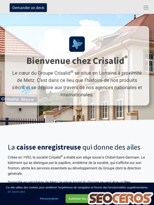 crisalid.com/crisalid-siege tablet náhľad obrázku