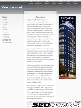 croydon.co.uk tablet vista previa