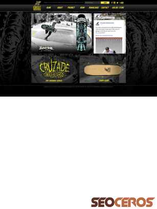 cruzadeskateboards.com tablet obraz podglądowy