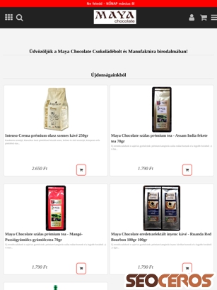 csokikorzo.hu tablet Vorschau