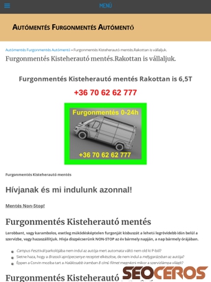 csupiautomentes.hu/furgonmentes-kisteherauto-mentes tablet förhandsvisning