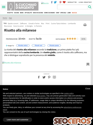 cucchiaio.it/ricetta/ricetta-risotto-alla-milanese tablet náhľad obrázku