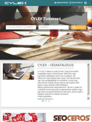 cylex.hu tablet preview