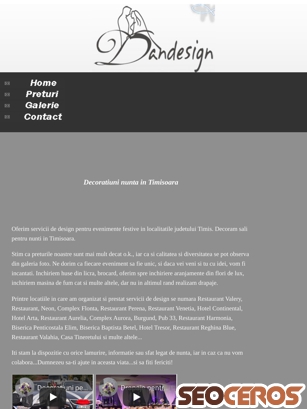 dandesign.ro/a/Decoratiuni-nunta-Timisoara.html tablet förhandsvisning