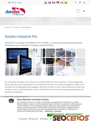 datafox.de/industrie-pcs.de.html tablet előnézeti kép