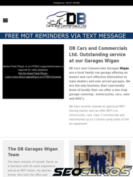 dbcommercials.co.uk tablet preview