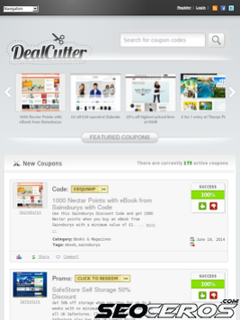 dealcutter.co.uk tablet Vista previa