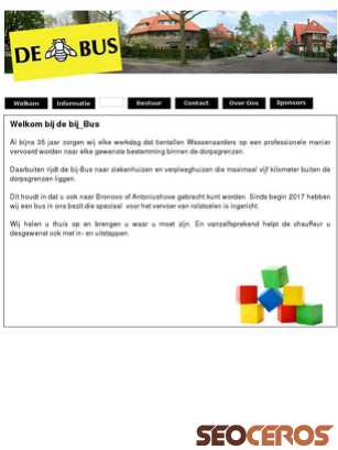 debijbus.nl tablet Vorschau