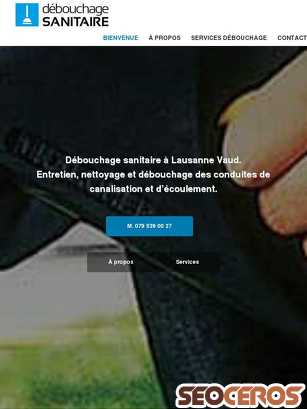debouchage-sanitaire.com tablet náhled obrázku
