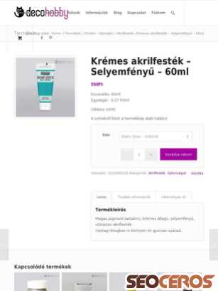 decohobby.hu/termek/kremes-akrilfestek-selyemfenyu-60ml tablet preview