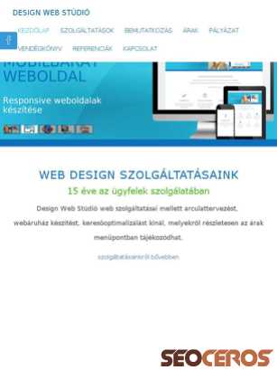 design-web.hu tablet előnézeti kép