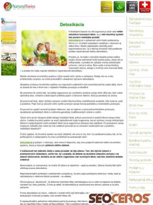 detoxikacia-dieta.com tablet obraz podglądowy