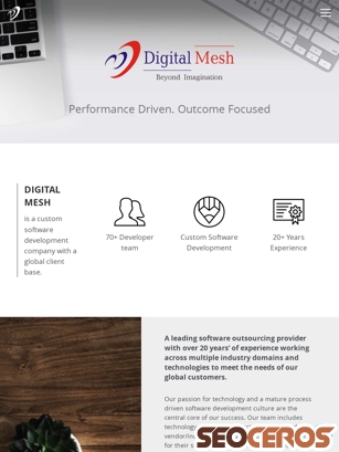 digitalmesh.com tablet náhľad obrázku