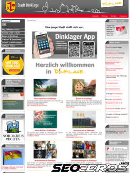 dinklage.de tablet előnézeti kép