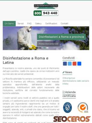 disinfestazioni-roma.com tablet prikaz slike