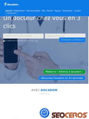 docadom.fr tablet förhandsvisning