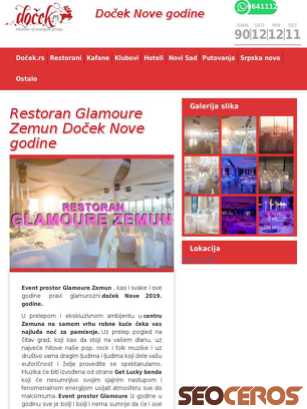 docek.rs/restorani/restoran-glamoure-zemun-docek-nove-godine.html tablet vista previa