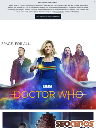 doctorwho.tv tablet preview