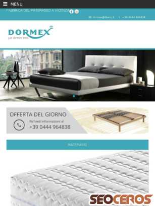 dormex.it tablet anteprima
