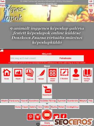 doszkocs-zsuzsa.hu/kepeslapok-hu.html tablet Vista previa