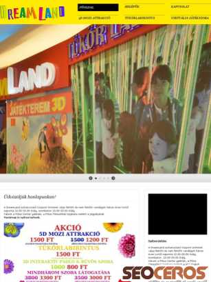 dreamland-center.com tablet náhľad obrázku