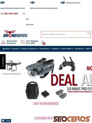 dronenerds.com tablet náhled obrázku