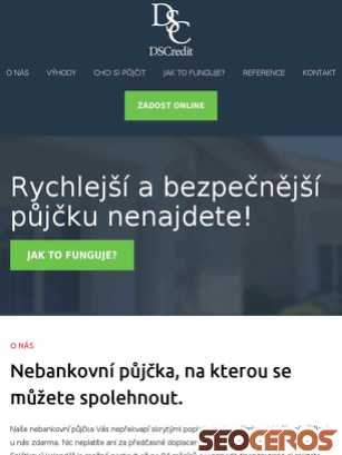 dscredit.cz tablet förhandsvisning