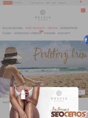 dulcia.sk tablet előnézeti kép