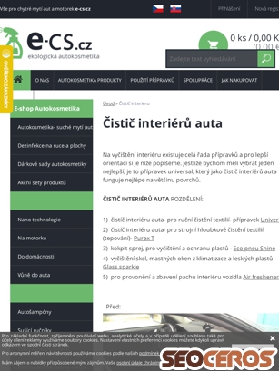 e-cs.cz/cistic-interieru-auta tablet náhled obrázku