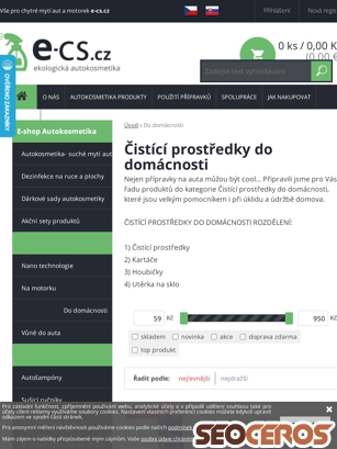 e-cs.cz/cistici-prostredky-do-domacnosti tablet vista previa