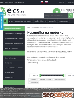 e-cs.cz/kosmetika-na-motorku tablet preview