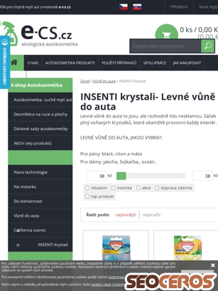 e-cs.cz/levne-vune-do-auta tablet preview