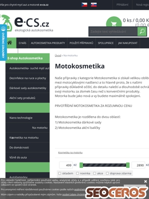 e-cs.cz/motokosmetika tablet náhľad obrázku