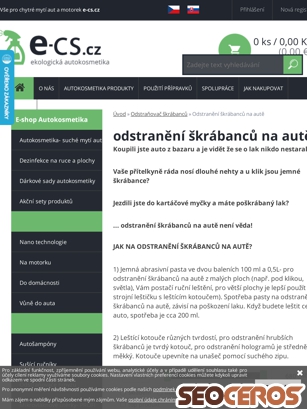 e-cs.cz/odstraneni-skrabancu-na-aute tablet előnézeti kép