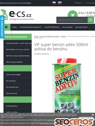e-cs.cz/vif-super-benzin-aditiv-500ml tablet Vorschau