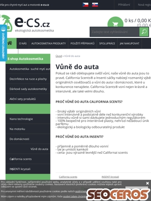 e-cs.cz/vune-do-auta tablet previzualizare