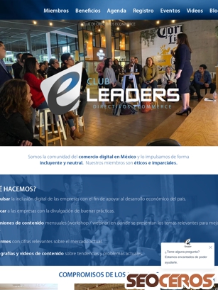 e-leaders.mx tablet náhľad obrázku